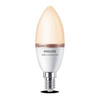 Bec LED inteligent Philips Candle C37, Wi-Fi, Bluetooth, E14, 4.9W (40W), 470 lm, lumina alba (2700-6500K)