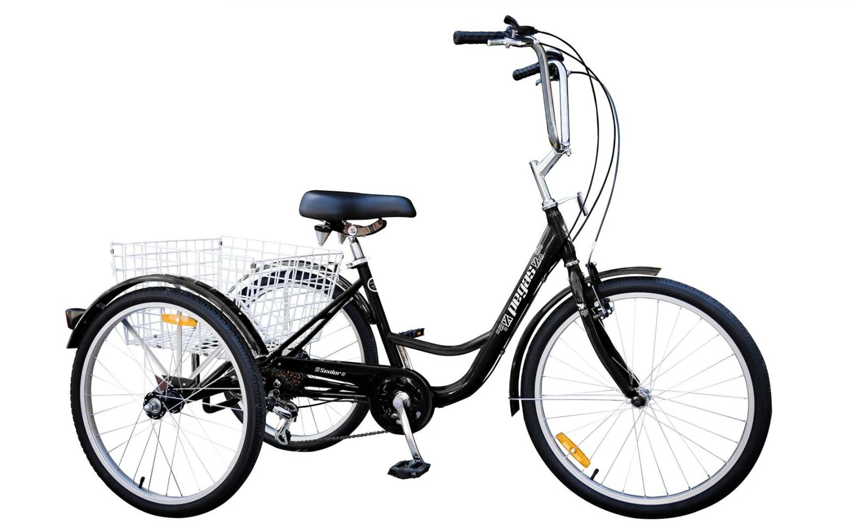 Tricicleta Pegas Senior 24'' Negru Stelar