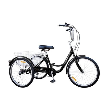 Tricicleta Pegas Senior 24'' Negru Stelar