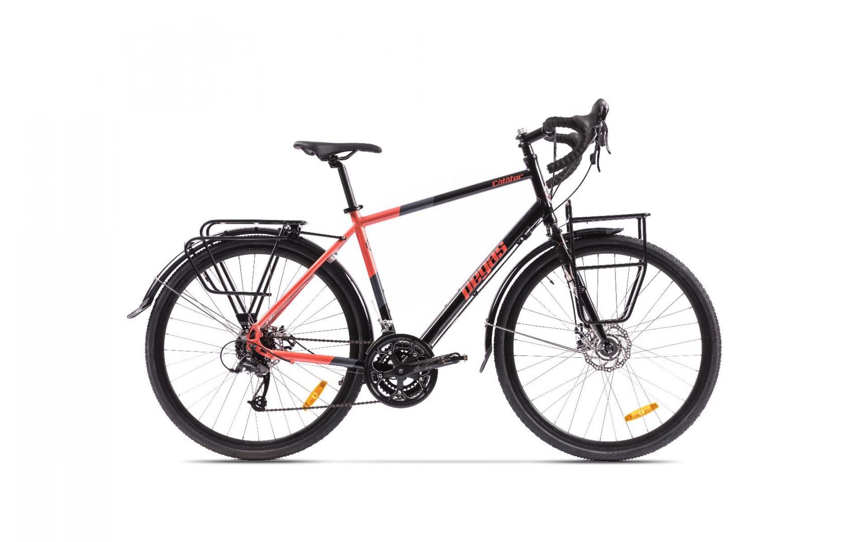 Bicicleta Pegas Calator 28 L-525mm Negru Portocaliu