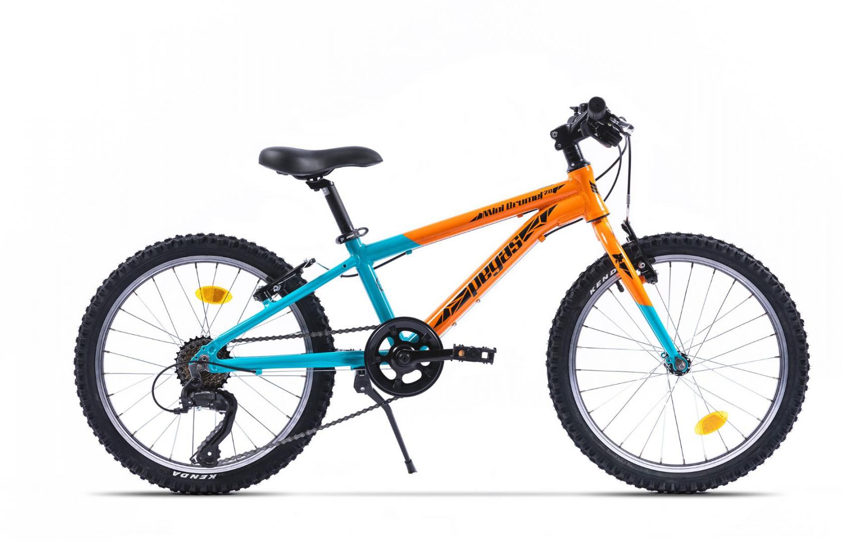 Bicicleta Pegas Mini Drumet 20'' Portocaliu Turcoaz
