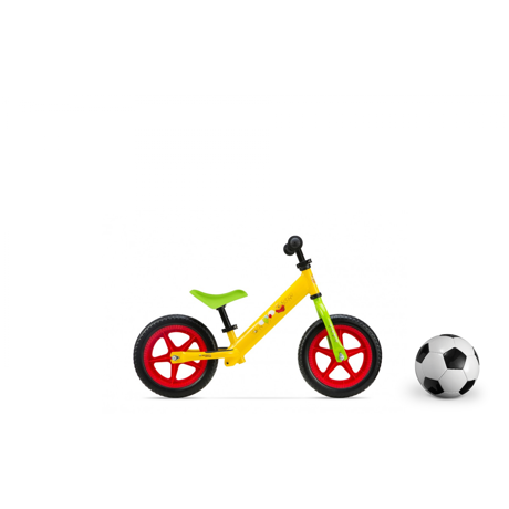Bicicleta Pegas copii  Metal Balance Bike, Seven, Model Wtp, 12 Inch, Galben Verde