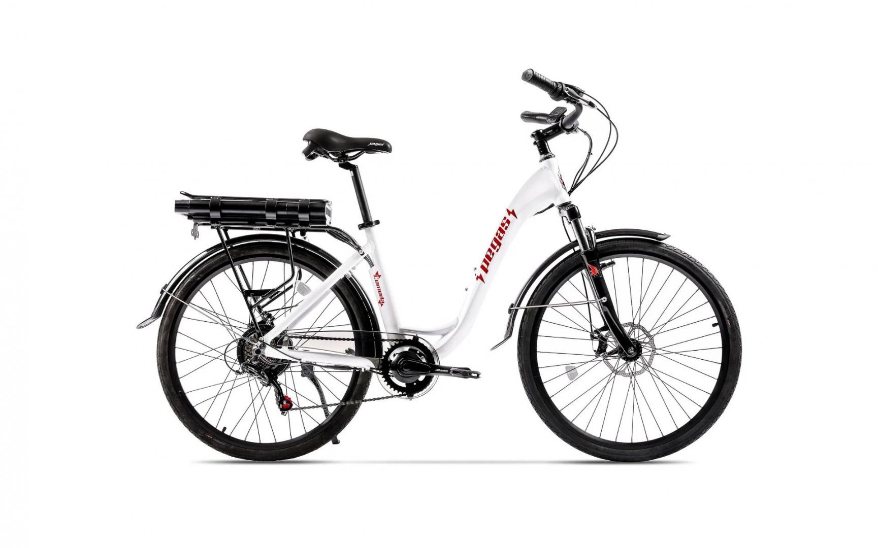 Bicicleta Pegas Comoda Dinamic 26 250w 10.4ah Alb