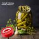 Borcan pentru depozitare din sticla, cu capac din plastic rosu ART OF DINING BY HEINNER HR-AND-002