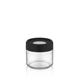 BORCAN DEPOZITARE STICLA  CU CAPAC, 300 ML  NEGRU, ART OF DINING BY HEINNER