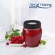 BORCAN DEPOZITARE STICLA  CU CAPAC, 580 ML, ART OF DINING BY HEINNER ( mix doua culori in bax rosu/negru)