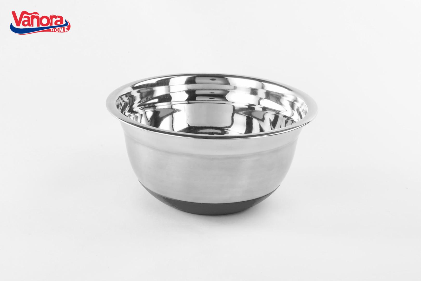 BOL INOX SATINAT, BAZA ANTIADERENTA 24CM, VANORA HOME