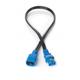 HPE C13 - C14 WW 250V 10Amp Flint Gray 2.0m Jumper Cord