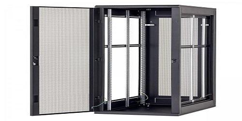 Rack de podea 19 Triton 42U 600x800mm usa fata metal perforat panouri laterale/spate detasabile sectiuni pentru ventilatie activa, sectiuni acces cabluri sus/jos/spate, picioare reglabile IP20 negru
