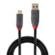 Cablu transfer Lindy LY-36912, USB 3.2 Type A to C Cable, 1.5m, Anthra Line