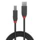 Cablu transfer Lindy LY-36673, USB 2.0 Type A to B, 2m, Anthra Line