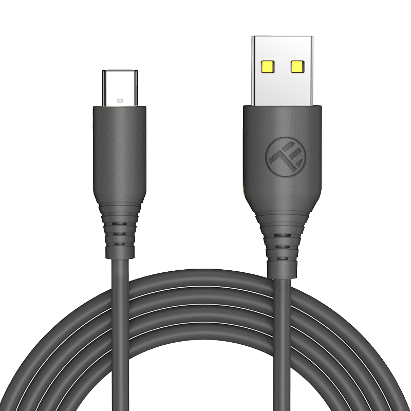 Cablu silicon Tellur USB to Type-C, 3A, 1m, negru