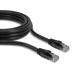 Cablu retea Lindy LY-48077, 1m Cat.6 U/UTP, Black