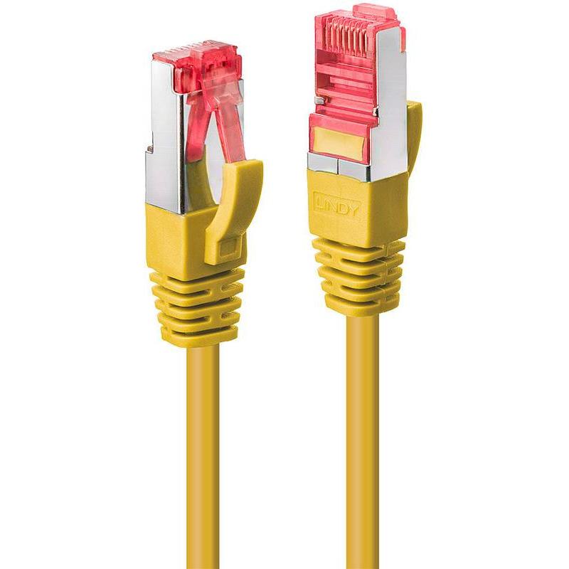 Cablu retea Lindy LY-47762, 1m Cat.6 S/FTP Network, Yellow