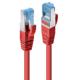 Cablu Lindy 1m Cat.6A S/FTP LSZH Network Cable, Red RJ45, M/M, 500MHz, Copper  Technical details  Connectors  Connector A: RJ45 Male Connector B: RJ45 Male Housing Material: Polycarbonate Connector Plating: Nickel Pin Construction: Brass Pin Plating: Gold plated Dimensions (approx.) WxDxH