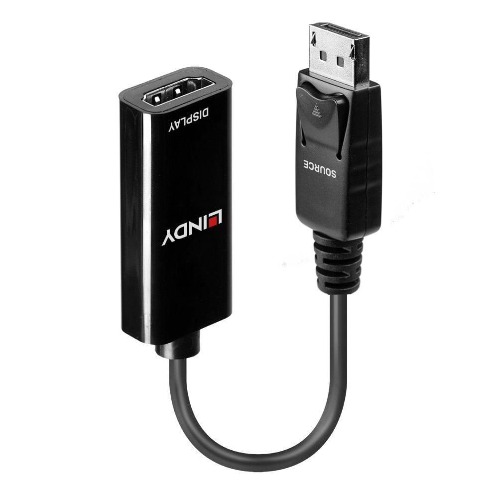 Adaptor Lindy LY-41718, DisplayPort 1.2 to HDMI 1.4, negru