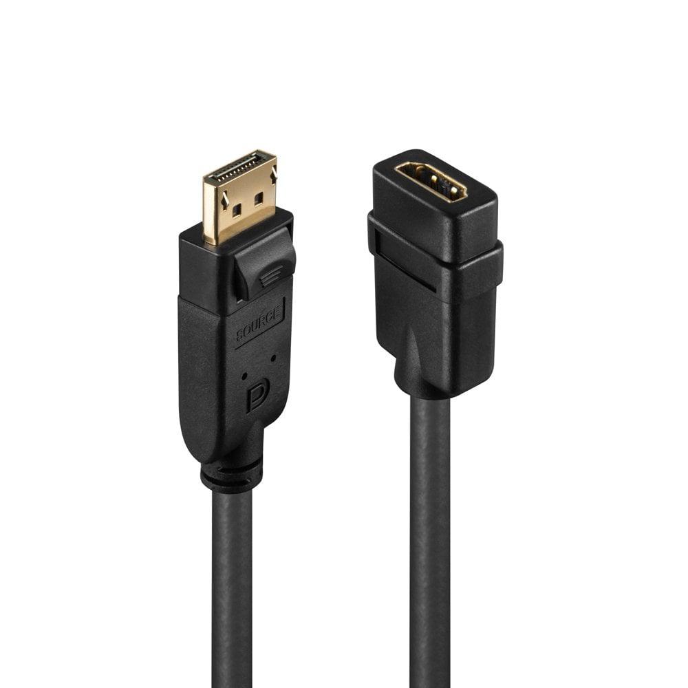 Adaptor Lindy LY-41005, DisplayPort 1.2 to HDMI 1.3, negru
