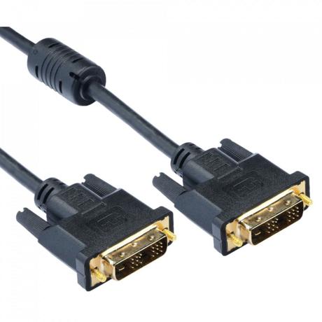 Cablu Serioux SRXC-C2.0M01, DVI-D tata - DVI-D tata, negru