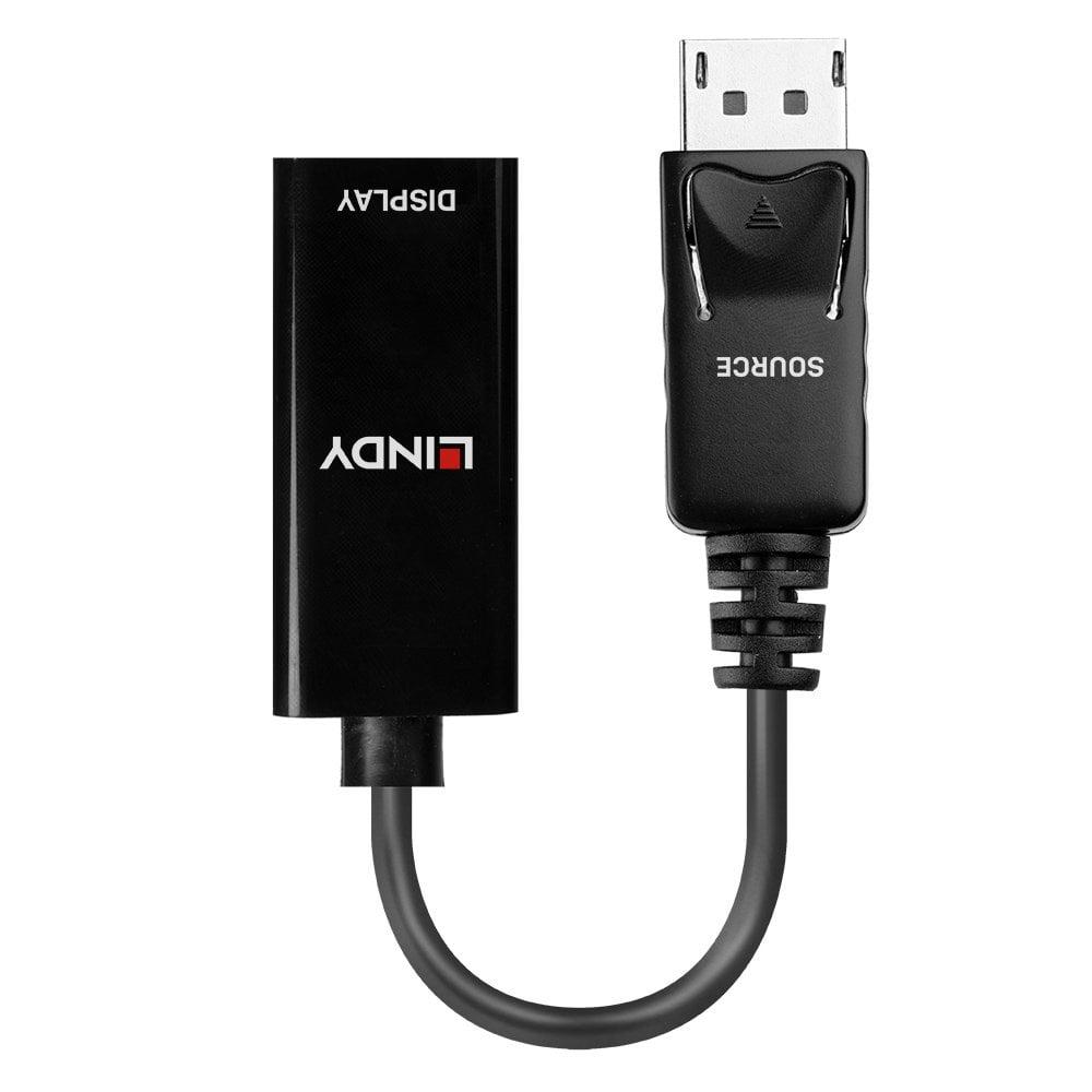 Adaptor Lindy LY-41718, DisplayPort 1.2 to HDMI 1.4, negru