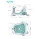 Scaun baie bebe cu ghidon , spatar reglabil , verde, U-Grow