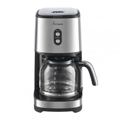 Cafetiera Fram FCM-915IX, 900W, Capacitate: 1.5 L, Filtru detasabil si lavabil, Functie anti-picurare, Carcasa inox, Argintiu