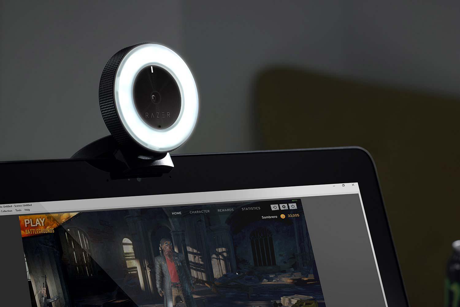 Camera web Razer Kiyo, HD 720p, 4 Mp, 720p, microfon, USB