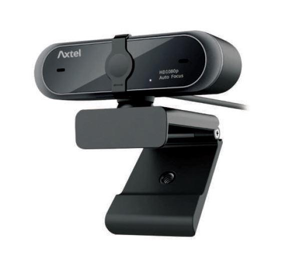 Webcam Axtel Full HD, 30FPS, USB, microfon cu reducerea zgomotului ambiental AX-FHD-1080P