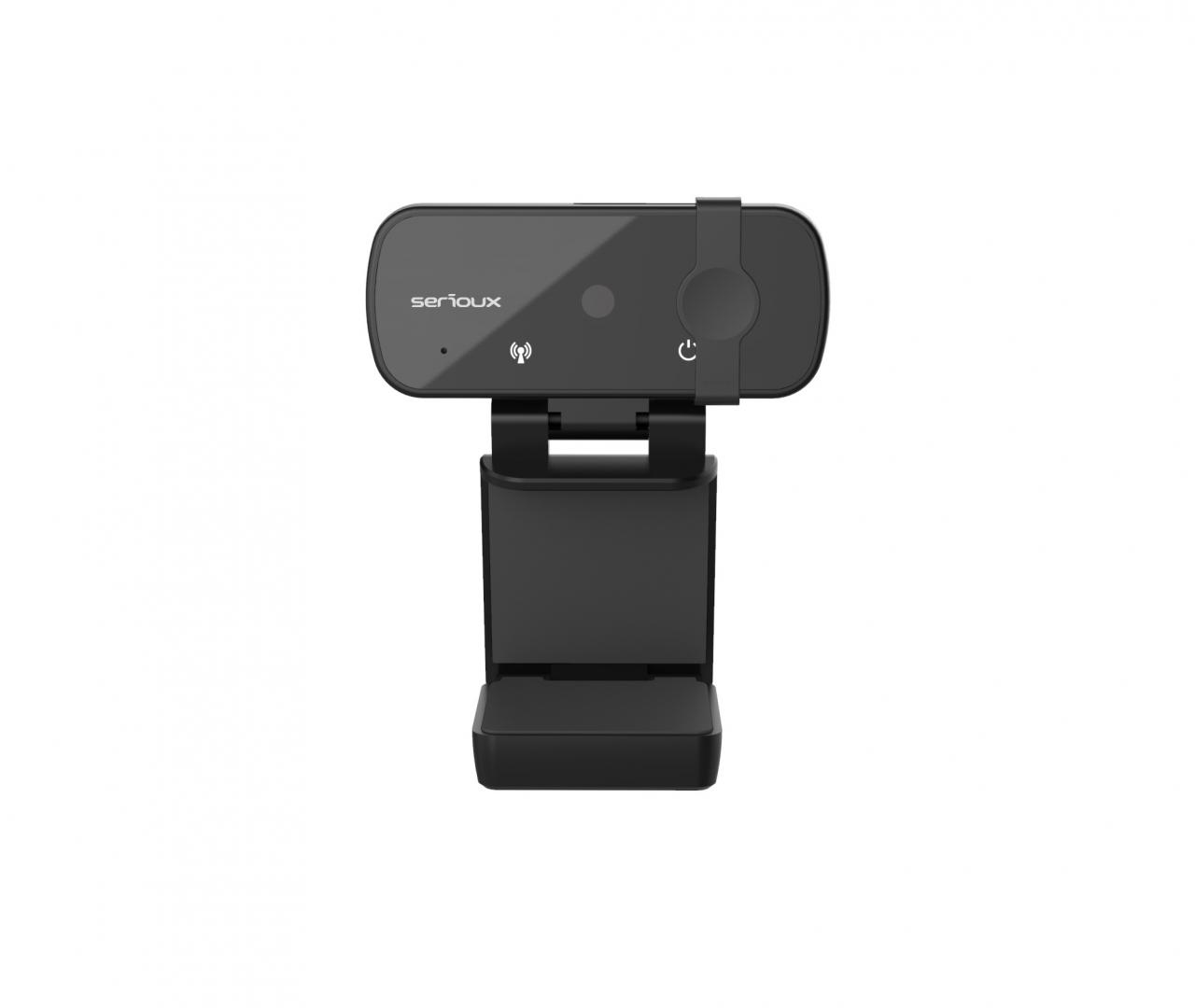 Camera web Serioux Full HD 1080p, microfon incorporat, 30fps, CMOS HD 2.0 Mp, USB2.0, SRXW-HDA1080P