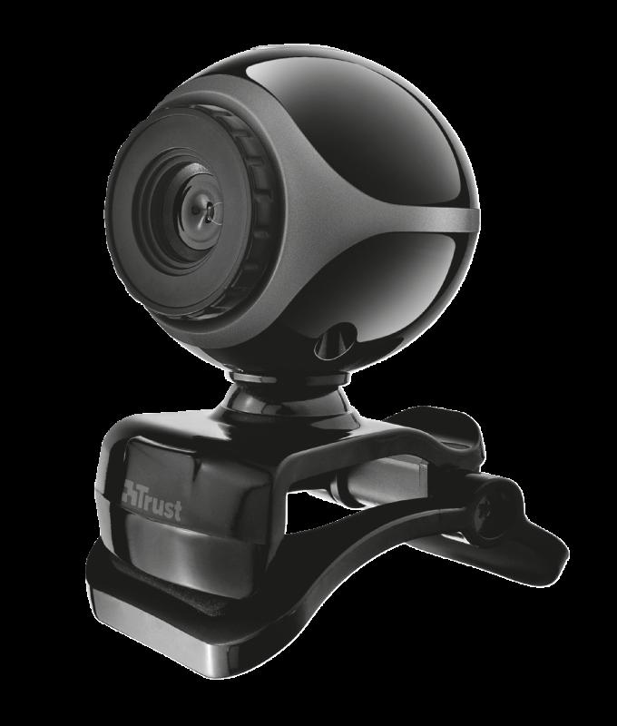 Camera WEB Trust Exis Webcam - black/silver