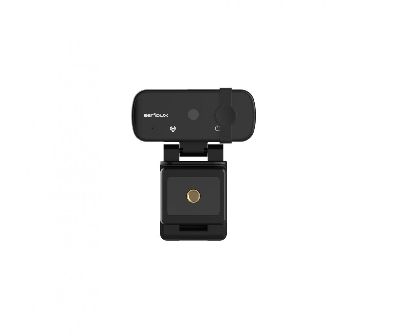 Camera web Serioux Full HD 1080p, microfon incorporat, 30fps, CMOS HD 2.0 Mp, USB2.0, SRXW-HDA1080P