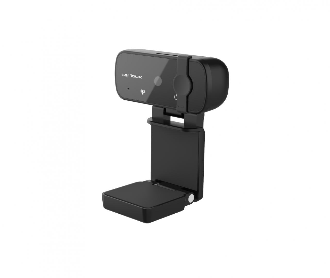Camera web Serioux Full HD 1080p, microfon incorporat, 30fps, CMOS HD 2.0 Mp, USB2.0, SRXW-HDA1080P