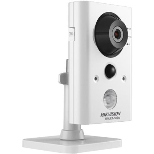 Camera de supraveghere Hikvision IP Cube HWC-C220-D/W; 2MP; WIFI; lentila 2.8mm; distanta IR 10 metri; 1/2.8" Progressive CMOS, ICR, 1920x1080: 25fps(P)/30fps(N), H.264/MJPEG, 3D DNR, support on-board storage up to 128GB (card not included), HIK-Connect cloud service, Build-in microphone and