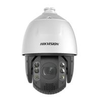 Camera supraveghere Hikvision IP PTZ DS-2DE7A432IW-AEB(T5), 4MP, Acusens - filtrarea alarmelor false dupa corpul uman si masini, low-light performance powered by DarkFighter, alarma vizuala flash lumina si alarma audio pentru avertizarea intrusilor (poate fi activata de anumite evenimente), Face