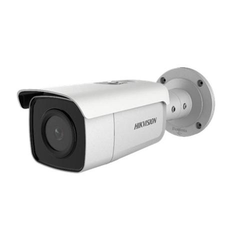 Camera supraveghere Hikvision IP bullet DS-2CD2T86G2-ISUSL(C), 4K, Acusens - filtrarea alarmelor false dupa corpul uman si masini, alarma vizuala(lumina stroboscopica) si alarma audio pentru avertizarea intrusilor, audio bidirectional, low-light performance powered by DarkFighter technology, senzor