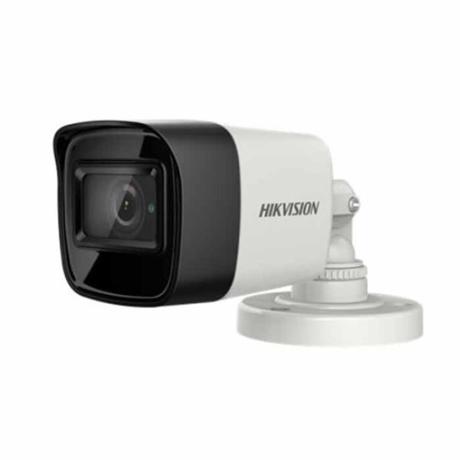 Camera de supraveghere Hikvision, Turbo HD Bullet, DS-2CE16H0T-ITFS (2.8mm), 5Mp, Microfon audio incorporat