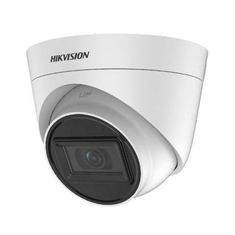 Camera supraveghere Hikvision TurboHD DS-2CE78H0T-IT3E2(2.8 mm mm fixed focal lens)(C), 5MP, rezolutie : 2560 x 1944 (5M@20fps, 4M@ 30fp), luminare: 0.01 Lux@(F1.2, AGC ON), 0 Lux with IR, lentila: 2.8mm, unghi vizulaizare: horizontal FOV: 85o, vertical FOV: 63o, diagonal FOV: 110o, distanta IR