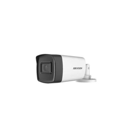 Camera supraveghere Hikvision, Turbo HD bullet DS-2CE17H0T-IT3FS(2.8mm), 5Mp, Microfon audio incorporat, Rezolutie: 2560 (H) × 1944 (V)@20fps