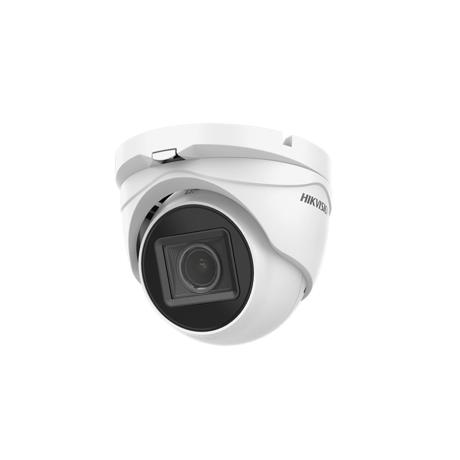 Camera supraveghere TurboHD turret HikvisionDS-2CE79H0T-IT3ZE(2.7- 13.5MM), 5MP, PoC, rezolutie 2560 × 1944 @20 fps, 4 M @ 30 fps, iluminare 0.01 Lux @ (F1.2, AGC ON), 0 Lux cu IR, lentila varifocala motorizata 2.7 mm la 13.5 mm, distanta IR 40m, Digital WDR,IR Cut Filter,DWDR, BLC, HLC,AGC, Global