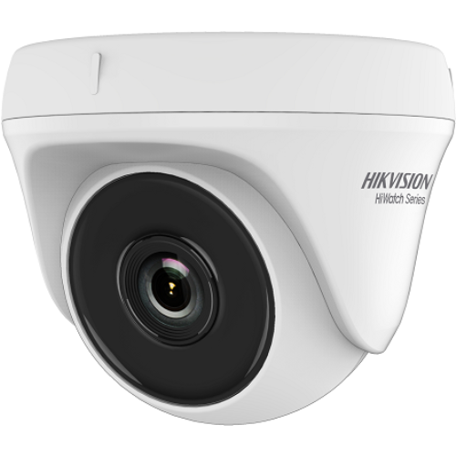 Camera de supraveghere Hikvision TURRET HWT-T150-P-28 quality imaging with 5 MP, 2560 × 1944 resolution , 2.8MM fixed focal lens, 20 m IR distance for bright night imaging, Color: 0.01 Lux @ (F2.0, AGC ON), 0 Lux with IR,  STD/HIGH-SAT,Brightness, Sharpness, Mirror, Smart IR, AGC , Video Output 1 HD