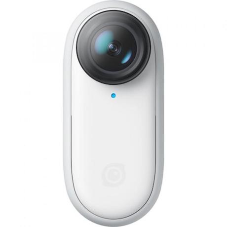 Camera video sport Insta360 GO2 High capacity Version, 64GB, HDR, Waterproof, Built-in Wi-Fi, Wireless Remote Control, TimeLapse, Image Stabilization, Slow Motion, culoare alba