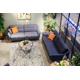 Canapea Heinner 3l Vetta Dark Blue
