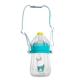 Pachet 3 in 1 cana 260 ml tritan cu 3 accesorii diferite pentru baut : tetina biberon, cioc , pai, blue, U-Grow