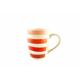 Set 3 bucati x Cana ceramica 354 ml Sara ART OF DINNING BY HEINNER HR-WDF-D354R3 Rosu