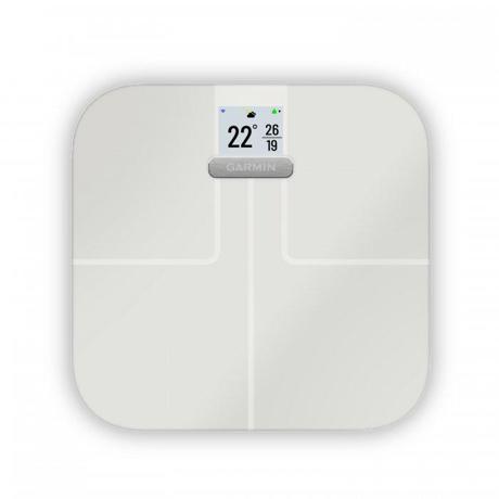 Cantar inteligent Garmin Index S2 Alb, Dimensiuni: 320 x 310 x 28 mm, Greutate: 2,0 kg, Autonomie baterie: Până la 9 luni; foloseşte 4 baterii AAA (incluse), Compatibil cu BLE: Da, Compatibil cu ANT: Da, Wi-Fi: Da, 2,4GHz, Limită de greutate:181,4 kg https://buy.garmin.com/ro-RO/RO/p/679362#specs
