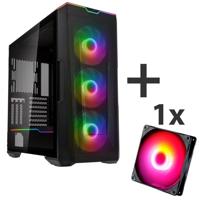 Bundle Carcasa PHANTEKS Eclipse G500A D-RGB Mid Tower ARGB NEGRU