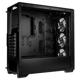 Carcasa PHANTEKS Eclipse P400A ARGB Md-Tower Tempered Glass negru, Preinstalled fans 3x 120 mm