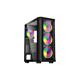 CARCASA SPACER – gaming, Middle Tower, ATX, „SHIELD", fara sursa, sticla securizata, 4 x ARGB fan, HUB, telecomanda, USB 3.0 x 1, USB 2.0 x 2, HD-AUdio, Jack 3.5mm x 2