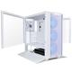Carcasa Lian Li LANCOOL III E-ATX Mid-Tower RGB alb, PCI-Slots 8, Preinstalled fans 4x 140 mm