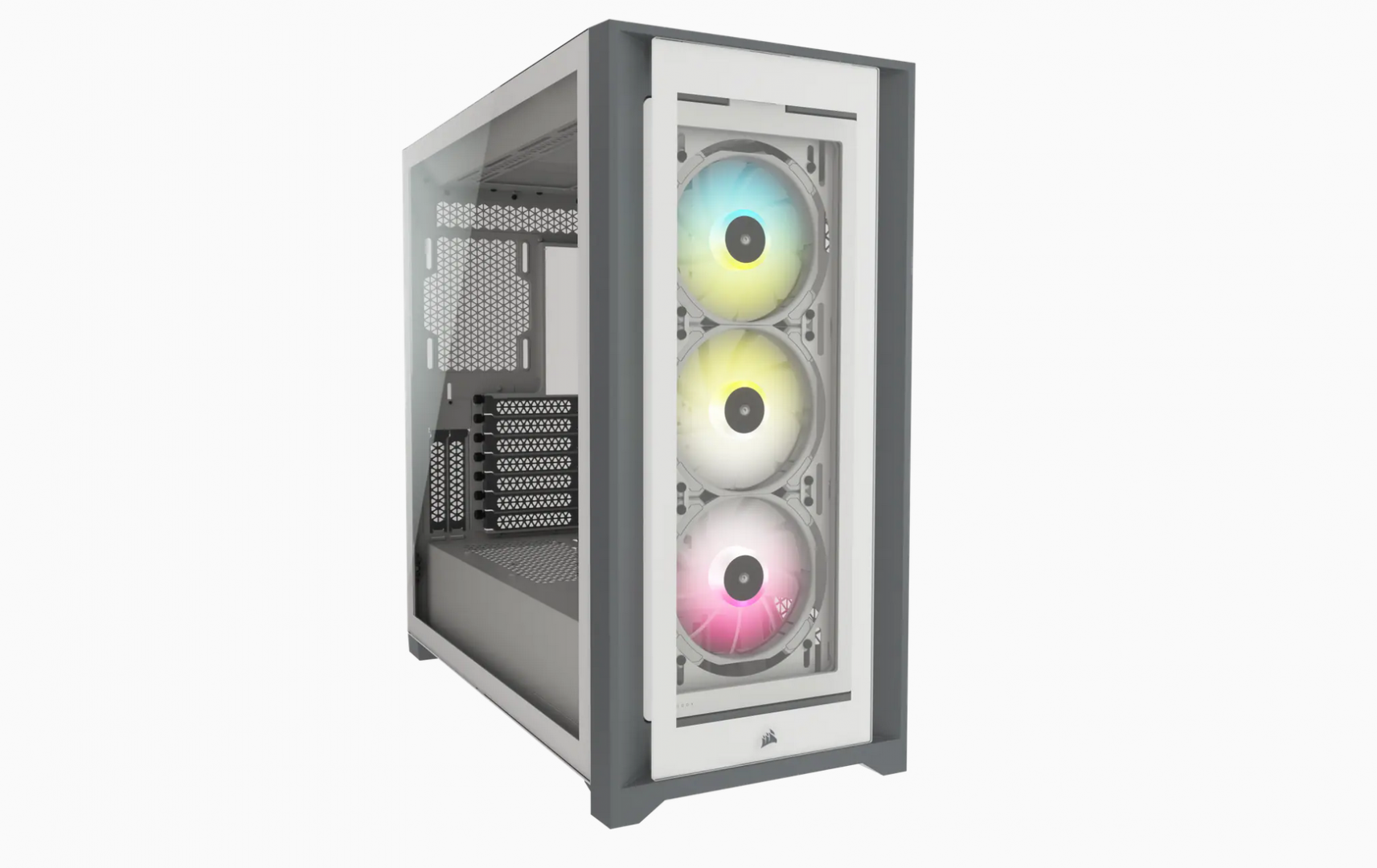 Carcasa Corsair iCUE 5000X RGB Tempered Glass Mid-Tower ATX PC Smart Case