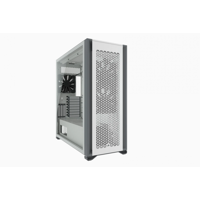 Carcasa Corsair 7000D AIRFLOW Full-Tower ATX PC Case — White  Maximum GPU Length 450 mm Maximum PSU Length 225 mm Maximum CPU Cooler Height 190 mm Expansion Slots 8 horizontal + 3 vertical Case Drive Bays (x6) 3.5in (x4) 2.5in Form Factor FULL TOWER Case Windowed Tempered Glass Case Warranty 2 Year